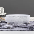 T3601 50 Oval Coffee Table White White Primary Living Space Contemporary,Modern Oval Coffee & End Tables Aluminium Aluminium