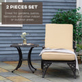 Aluminum Adjustable Chaise Lounge Chair, Folding 4 Position Patio Recliner, Wheels, Armrests, Side Table, Cushion For Poolside, Backyard, Deck, Porch Garden, Beige Beige Aluminium