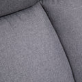 High Back Big And Tall Executive Office Chair 484Lbs With Wide Seat, Computer Desk Chair With Linen Fabric, Adjustable Height, Swivel Wheels, Light Grey Light Grey Polyester