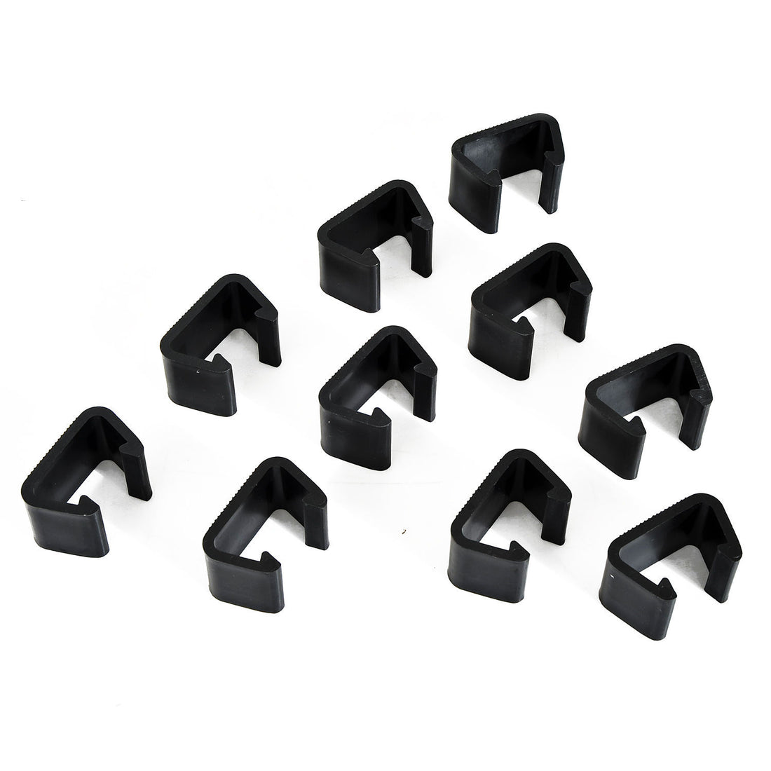 Furniture Clips, Outdoor Sectional Couch Connectors, Wicker Furniture Chair Clamps For A Module Patio Sofa, Set Of 10 Black Nylon