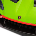 Lamborghini Huracan Sto 24V Kids Electric Ride On Drift Car: Speeds 1.86 5.59 Mph, Ages 3 8, Foam Front Wheels, 360 Spin, Led Lights, Dynamic Music, Early Learning, Usb Port, Drift Feature Green Polypropylene