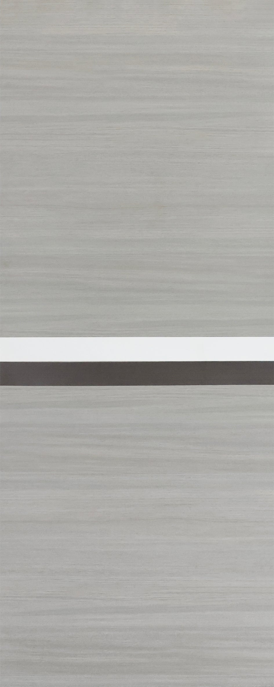 24" X 80" Melamine Integrated Door Slab 6.6Ft Sliding Track Kit Adjustable Floor Guider Pull Handle, Modern Interior Door Panel, Protected By 2Mm Thick Melamine Layer, Moisture Proof Gray Melamine