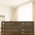 Smart Curtains System, Automatic Curtain Opener With Adjustable Tracks Rod Up To 180 In , Compatible With Alexa, Google Home Voice, Wifi App, Remote Control, White White Aluminium