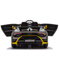 Lamborghini Huracan Sto 24V Kids Electric Ride On Drift Car: Speeds 1.86 5.59 Mph, Ages 3 8, Foam Front Wheels, 360 Spin, Led Lights, Dynamic Music, Early Learning, Usb Port, Drift Feature Gray Polypropylene