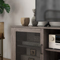 Industrial Tv Cabinet Stand For Tvs Up To 65