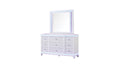 Opium Dresser In Milky White White Bedroom Contemporary,Modern Wood