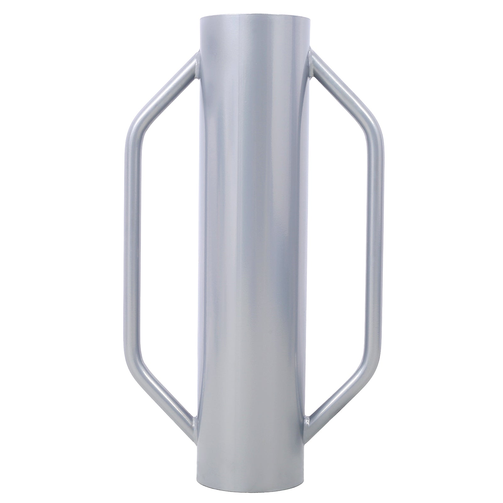 Iron Fence Post Driver, 30Lb Metal Fence Post Driver With Handle, Heavy Duty T Post Pounder Rammer For Installing Fence Post Grey Steel