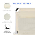 Foldable Outdoor Chaise Lounge Chair, 5 Level Reclining Camping Tanning Chair With Aluminum Frame, Padding, And Headrest For Beach, Yard, Patio, Pool, White White Aluminium