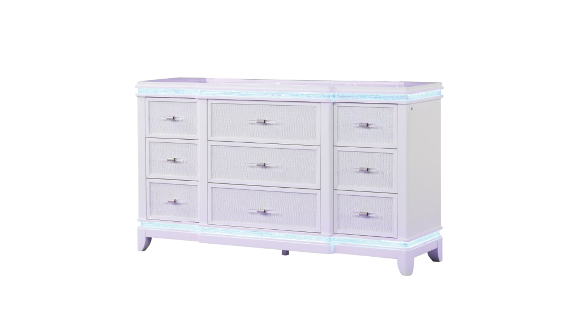 Opium Dresser In Milky White White Bedroom Contemporary,Modern Wood