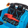 Lamborghini Huracan Sto 24V Kids Electric Ride On Drift Car: Speeds 1.86 5.59 Mph, Ages 3 8, Foam Front Wheels, 360 Spin, Led Lights, Dynamic Music, Early Learning, Usb Port, Drift Feature Blue