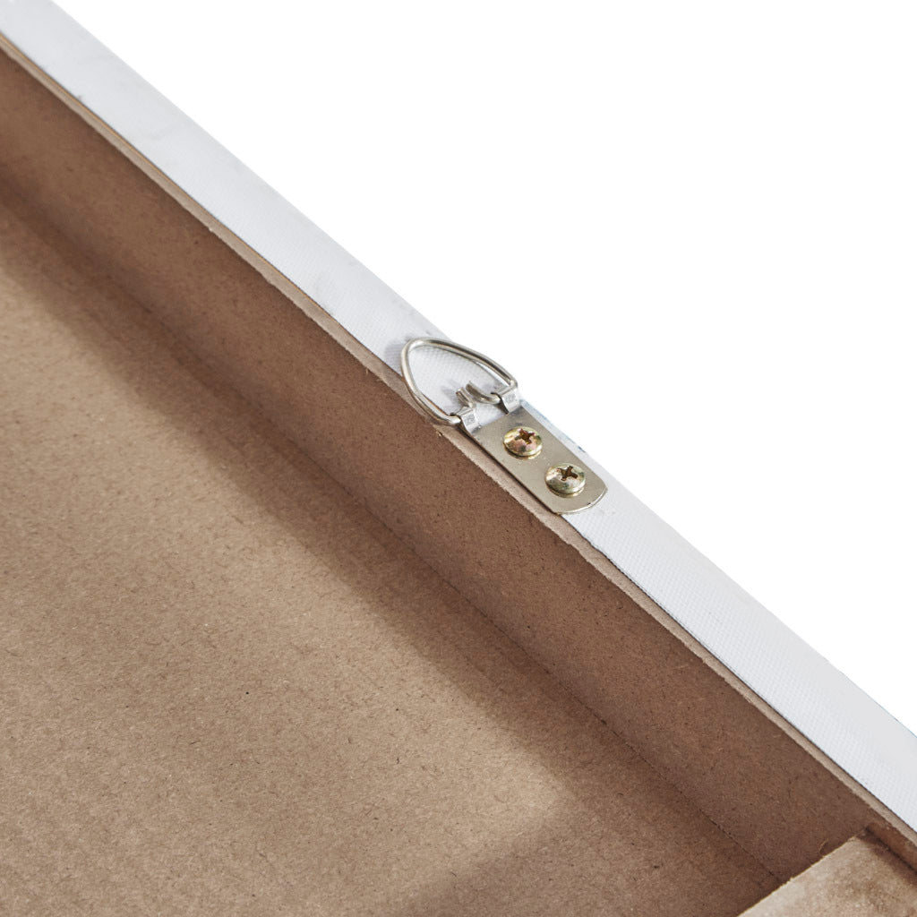 Hand Embellished Abstract 3 Piece Canvas Wall Art Set Silver Mdf