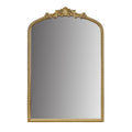 Beaded Arch Wall Decor Mirror Gold Mdf