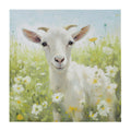 Goat Canvas Wall Art Goat Green Multi Mdf