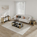 Modern Glass Console Table, 55