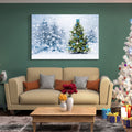 Framed Canvas Wall Art Decor Painting For Chrismas, Chrismas Tree With Cute Snowman Chrismas Gift Painting For Chrismas Gift, Decoration For Chrismas Eve Office Living Room, Bedroom Decor Ready To Han Rectangle Framed Multicolor Christmas Oversized 41In