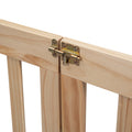 Full House Shaped Headboard Floor Bed With Fence,Natural Full Natural Wood Bedroom American Design Pine Bed Frame Pine