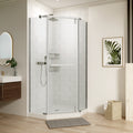 Pivot Shower Door, With 1 4