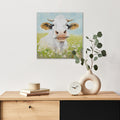 Cow Canvas Wall Art Cow Green Multi Mdf