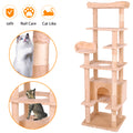 Cat Climbing Frame Cream White Altay Velvet