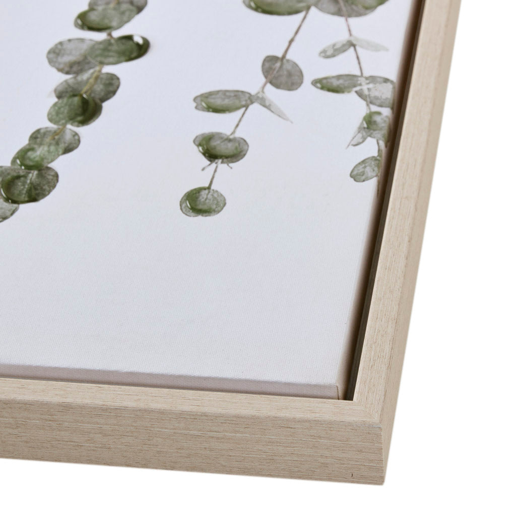 Eucalyptus 2 Piece Framed Canvas Wall Decor Set Green Wood