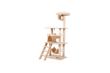 Cat Climbing Frame Cream White Altay Velvet