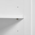 Tall Bathroom Storage Cabinet, Cabinet With Two Doors And Drawers, Adjustable Shelf, Mdf Board, White Old Sku:Wf310828Aak White Mdf