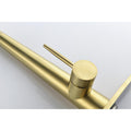 Kitchen Faucet With Pull Down Sprayer Brushed Gold Stainless Steel