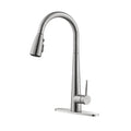 Kitchen Faucet With Pull Down Sprayer Brushed Nickel Stainless Steel