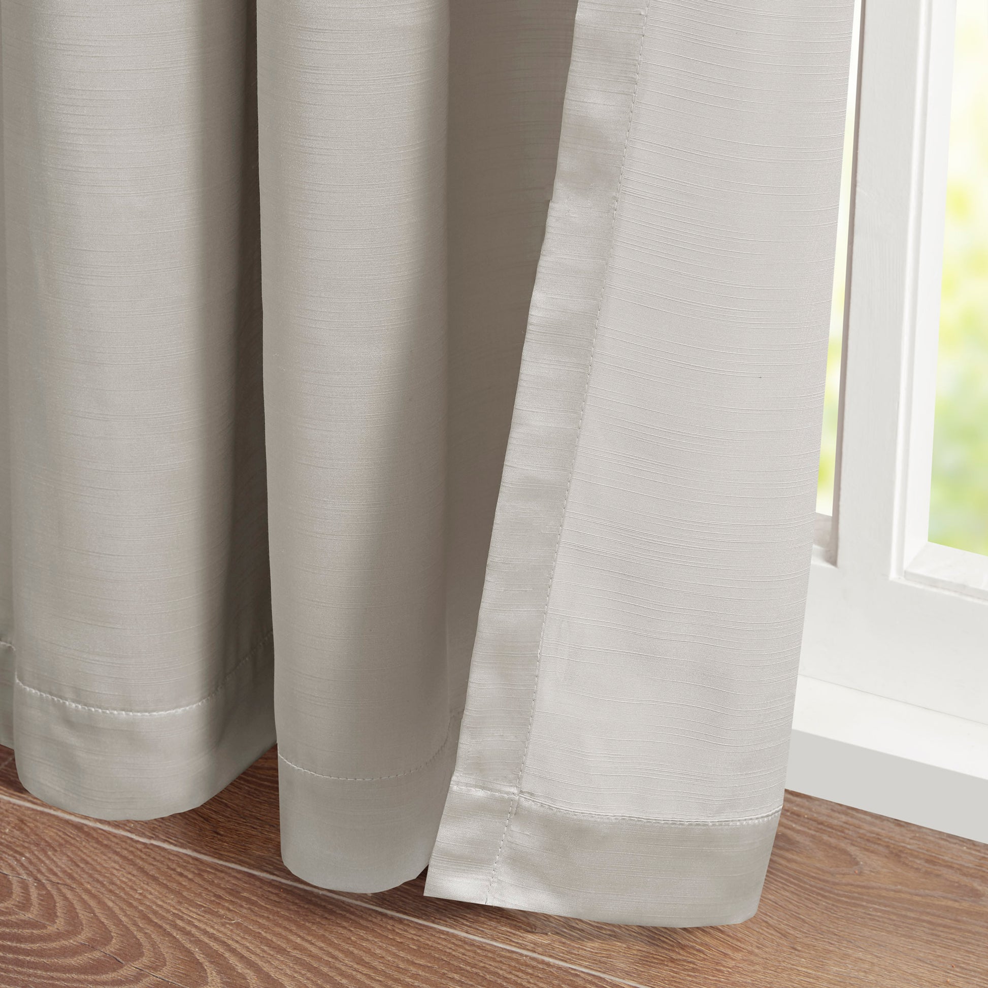 Pleat Curtain Panel With Tieback Only 1 Pc Panel White Polyester