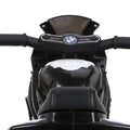 6V Kids Motorcycle Licensed Bmw, Toddler Motorcycle With Headlight, Music, 3 Wheeled Electric Motorcycle For Kids, Gift For Boys & Girls, Black Black Steel