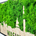 Washington Moss City Metal Wall Art Green Iron