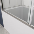 Bathtub Bypass Shower Door, Sliding Door, With 1 4