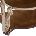 End Table, Marble Paper Top, Mdf With Brich Middle Shelf, Powder Coat Finish Metal Legs. 26.2