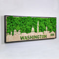 Washington Moss City Metal Wall Art Green Iron