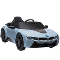 Licensed Bmw I8 Coupe Electric Kids Ride On Car 6V Battery Powered Toy With Remote Control Music Horn Lights Mp3 Suspension Wheels For 37 96Months Old Blue Blue Steel