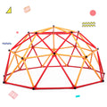 Kid'S Universal Exercise Dome Climber Outdoor Monkey Climbing Bars Play Center For Fun Red Metal