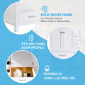 60 In Bathroom Vanity Without Top And Sink, 60 Inch Modern Freestanding Bathroom Storage Only, Bathroom Cabinet With Soft Close Doors And Drawers In White White Plywood