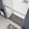 Bypass Shower Door, Sliding Door, With 1 4