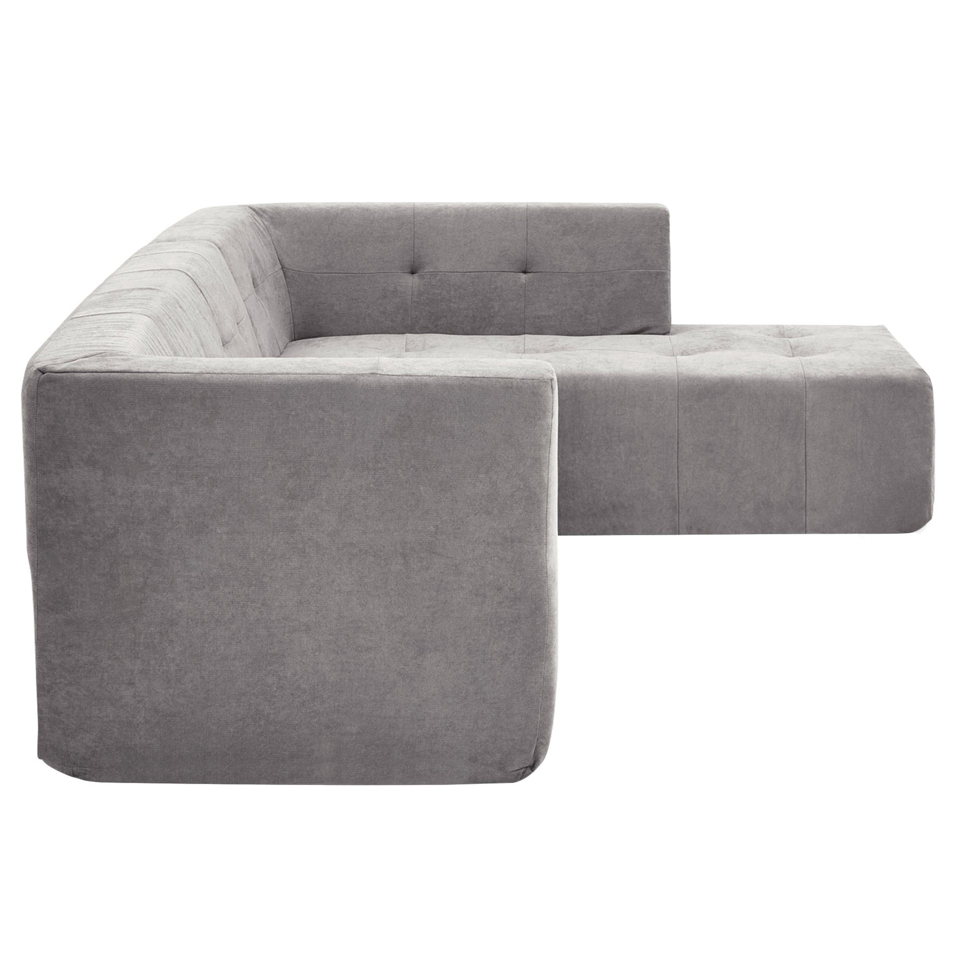 110.2*72.8" Modular Modular Combination Living Room Sofa Set, Modern Minimalist Sofa, Living Room Upholstered Sofa Bed, Bedroom, 2Pcs Computer Free Combination, L Shaped,Light Grey Light Grey Foam Polyester 3 Seat