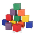 12 Piece Soft Play Blocks Soft Foam Toy Building And Stacking Blocks Compliant Learning Toys For Toddler Baby Kids Preschool Multi Pu