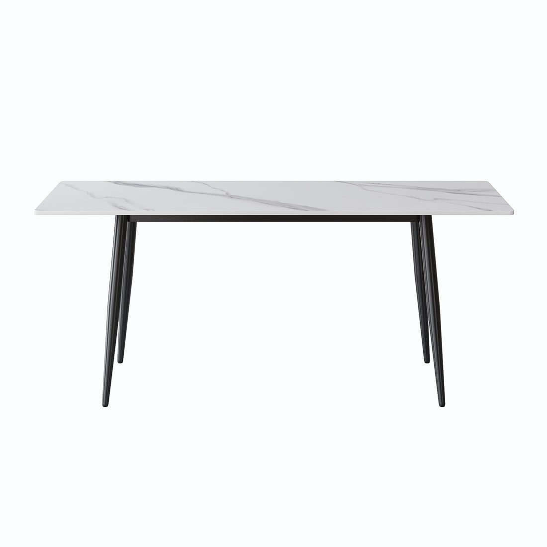 1.8 M Dining Table Panel Only The Turntable White Marble