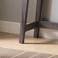 Console Table With One Drawer And Two Open Shelves Grey Gray Particle Board