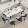 1.8 M Dining Table Panel Only The Turntable White Marble