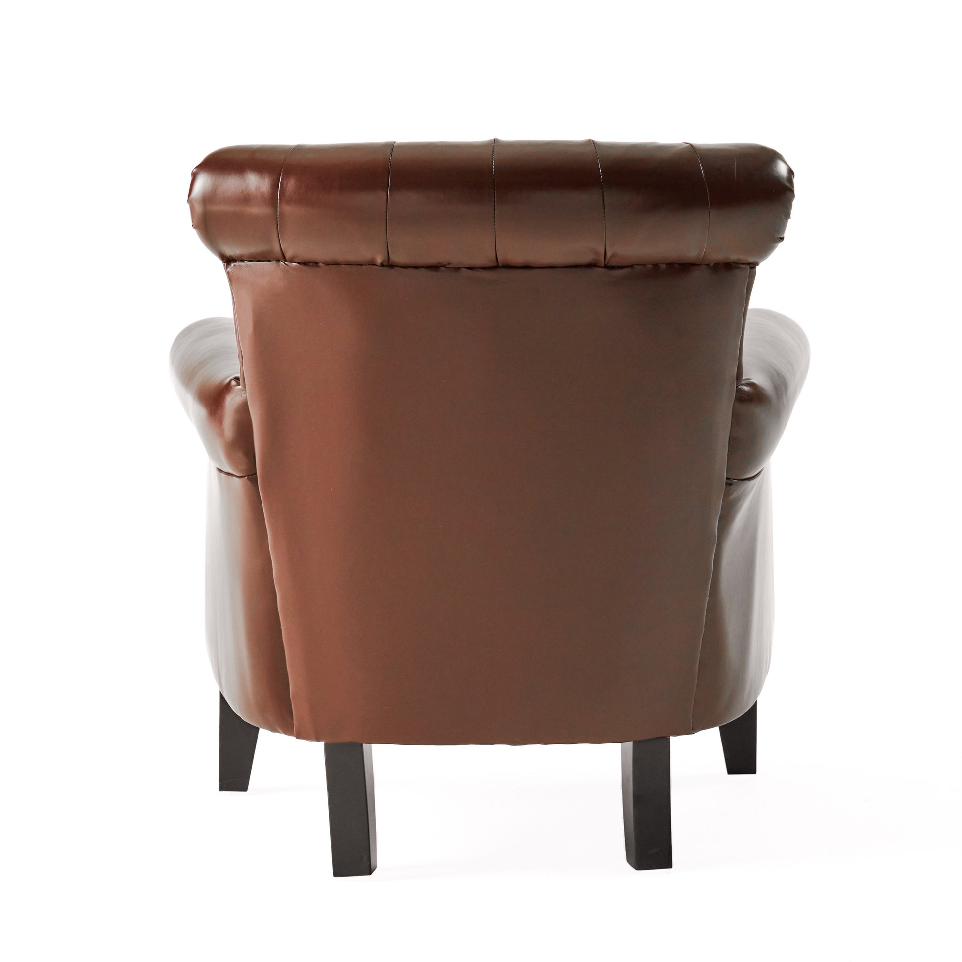 Franklin Kd Club Chair Chestnut Leather