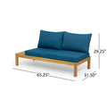 Arlington 2 Seater Sofa Left Side, Teal Teal Fabric