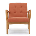 Club Chair Orange Fabric