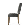 Dining Chair Charcoal Pu Leather