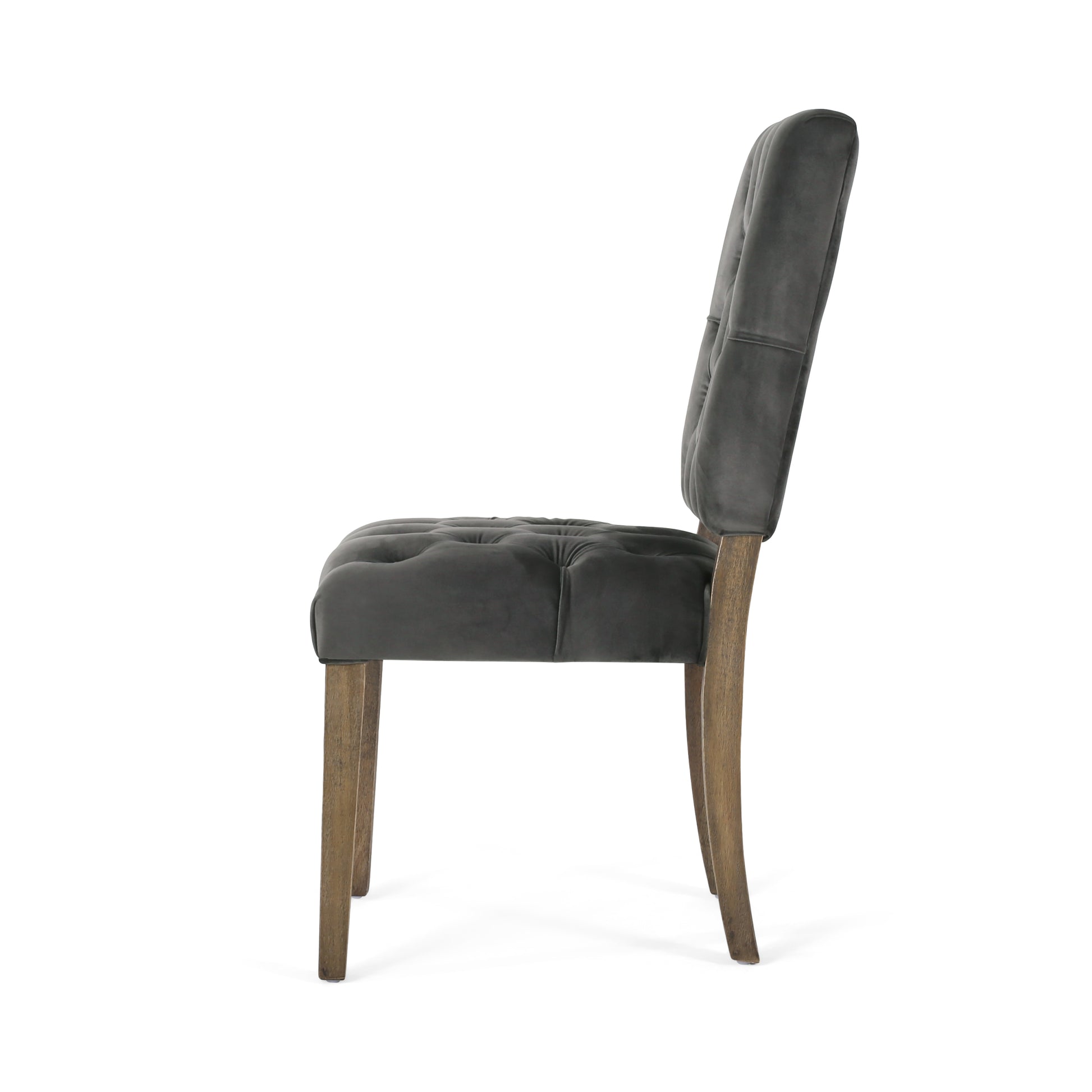 Dining Chair Charcoal Pu Leather