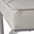 Pavilion Dining Chair Set Of 2 White Foam Leather