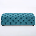 Ottoman Teal Velvet
